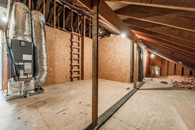 view of attic