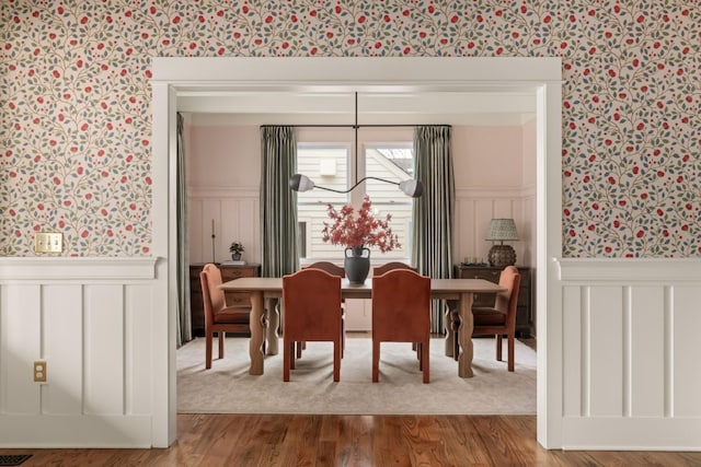 dining room featuring hardwood / wood-style floors