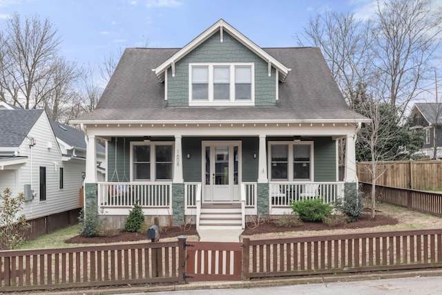 view of front of home featuring a porch