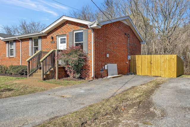 view of front of home