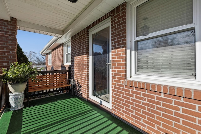 balcony with a porch