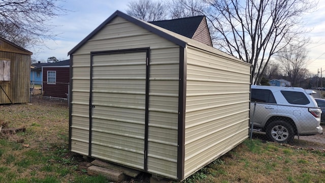 view of outbuilding