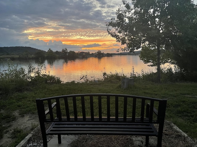 property view of water