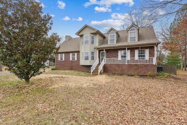 view of front of house featuring a porch