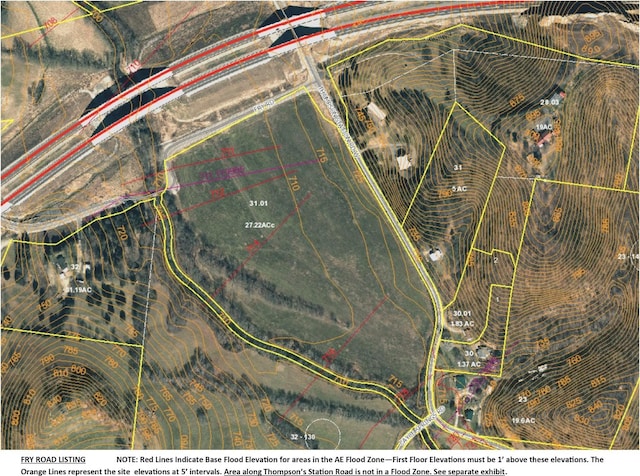 0 Fry Rd, Thompsons Station TN, 37179 land for sale