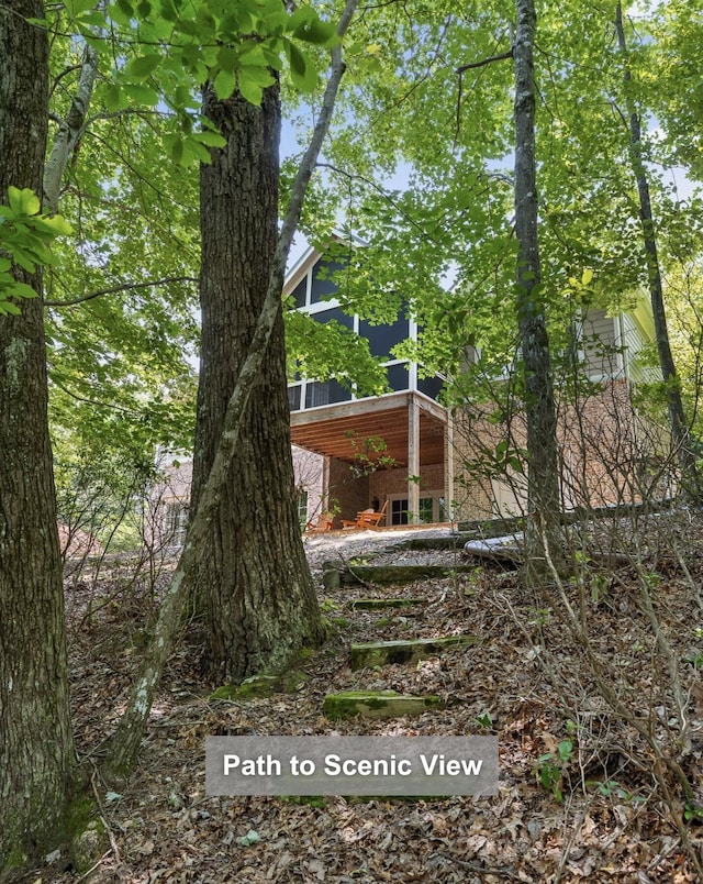 126 Stone Bridge Trl W, Dunlap, TN 37327 - view of rear view of house