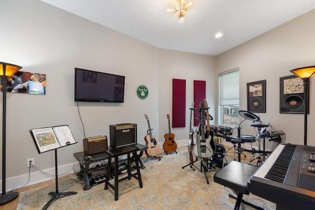 view of exercise room