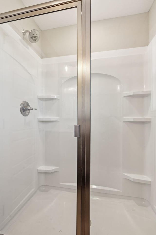 bathroom with walk in shower