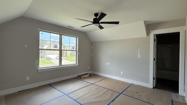 839 Stovers Gln, Murfreesboro, TN 37128 - bonus room featuring vaulted ceiling and a ceiling fan