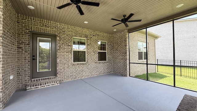 835 Stovers Gln, Murfreesboro, TN 37128 - view of patio / terrace with a ceiling fan