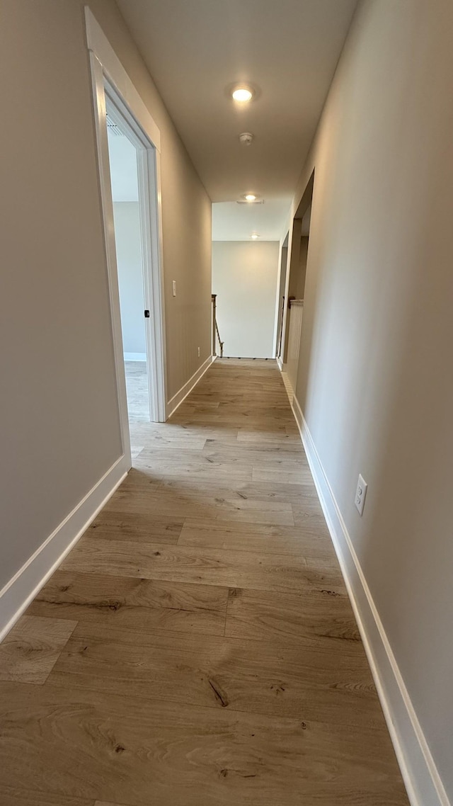 835 Stovers Gln, Murfreesboro, TN 37128 - hall featuring an upstairs landing and wood finished floors