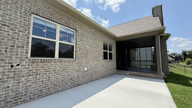 835 Stovers Gln, Murfreesboro, TN 37128 - view of patio featuring a sunroom