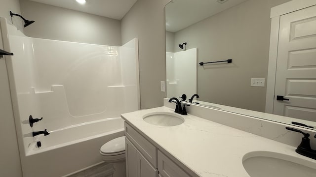 835 Stovers Gln, Murfreesboro, TN 37128 - bathroom featuring double vanity and shower / tub combination