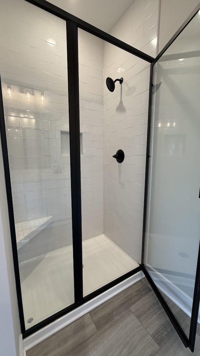 835 Stovers Gln, Murfreesboro, TN 37128 - full bath featuring a stall shower and wood finished floors