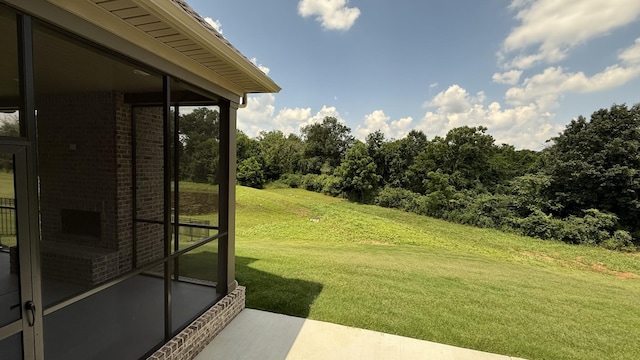 835 Stovers Gln, Murfreesboro, TN 37128 - view of green lawn with a sunroom