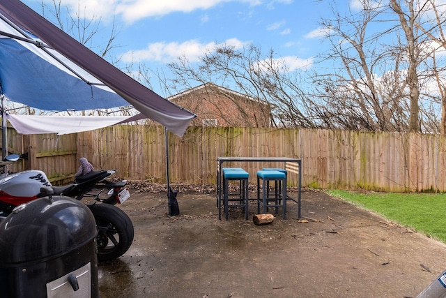 view of patio