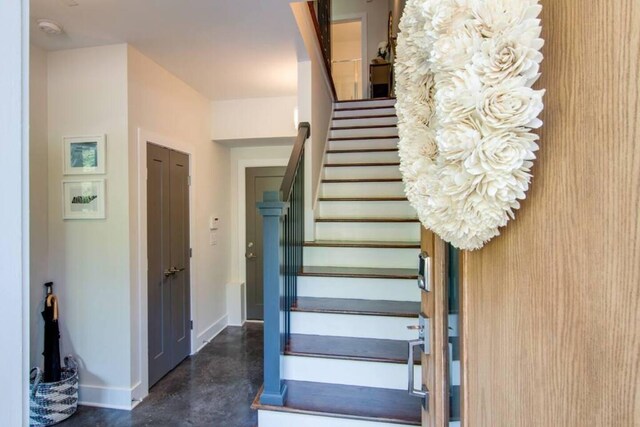 2122 9th Ave N, Nashville, TN 37208 - stairs with concrete floors