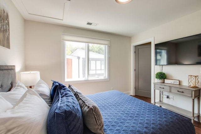 2122 9th Ave N, Nashville, TN 37208 - bedroom with dark hardwood / wood-style floors
