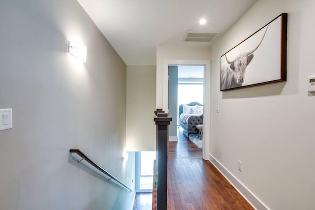 2122 9th Ave N, Nashville, TN 37208 - corridor featuring dark hardwood / wood-style flooring