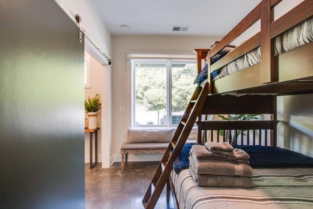 2122 9th Ave N, Nashville, TN 37208 - bedroom with a barn door