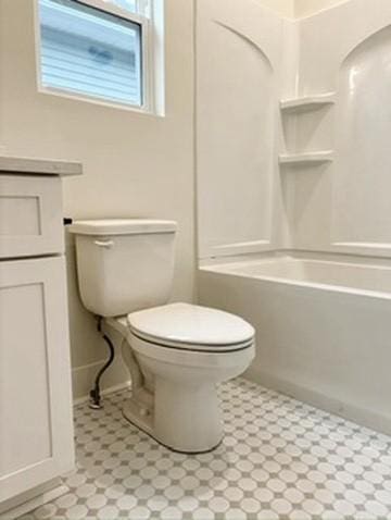 bathroom featuring toilet