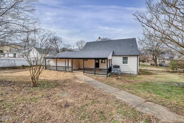 exterior space featuring a yard and a deck