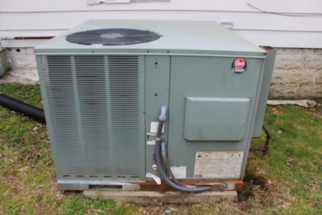 exterior details with cooling unit