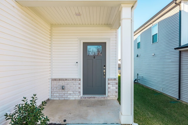 view of entrance to property