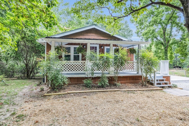 view of bungalow-style house