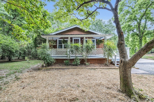 view of bungalow-style house