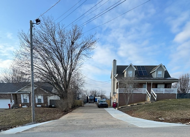 view of road