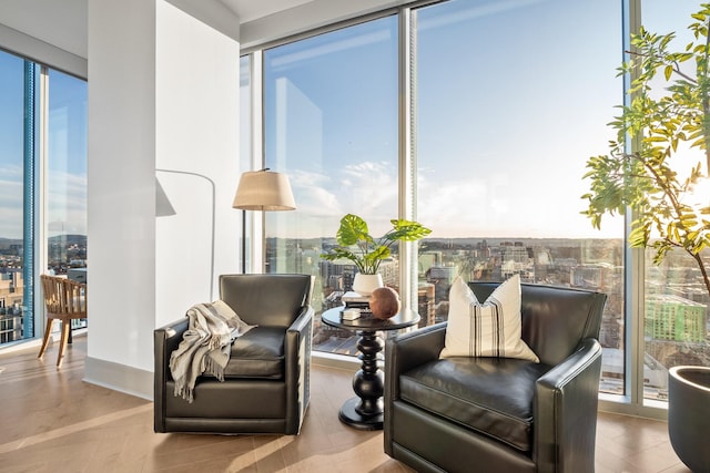 view of sitting room