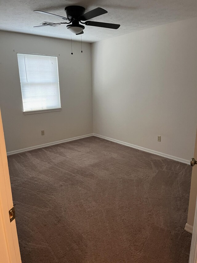 302 Plymouth Rock Ct, Madison, TN 37115 - carpeted empty room featuring ceiling fan and a textured ceiling