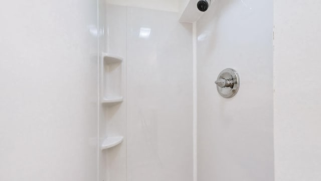 bathroom featuring walk in shower