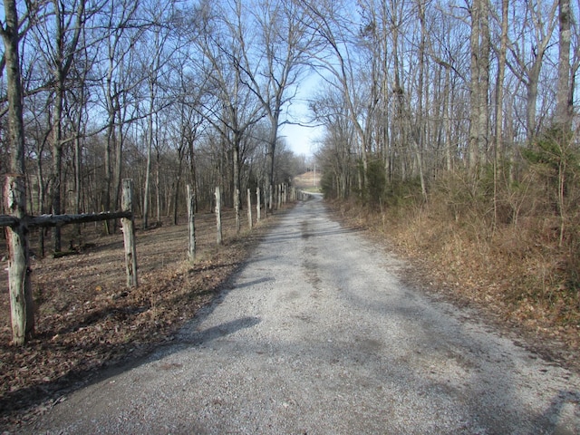 view of road