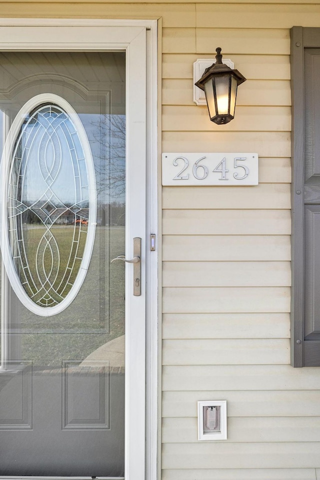 view of entrance to property