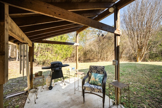 view of patio / terrace with grilling area