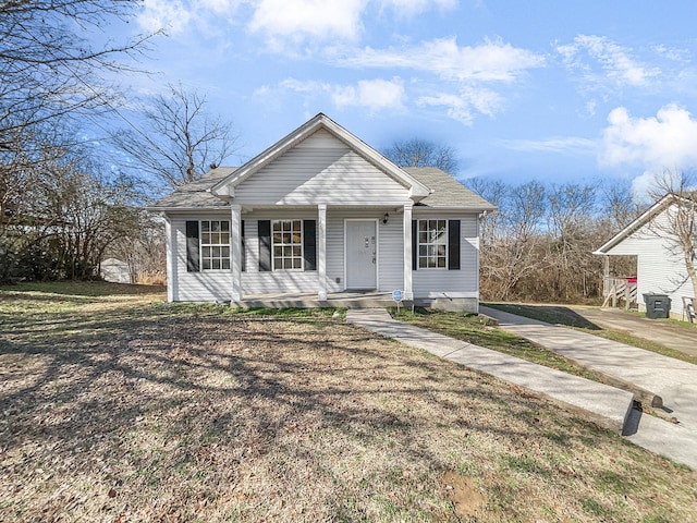 view of front of property