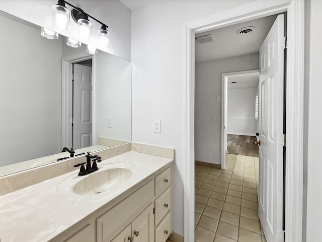3556 Forest Park Rd, Springfield, TN 37172 - bathroom with tile patterned flooring, vanity, and baseboards