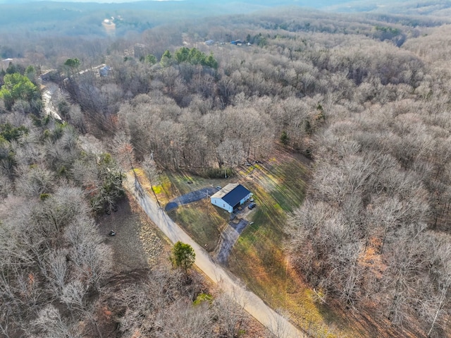 aerial view with a view of trees