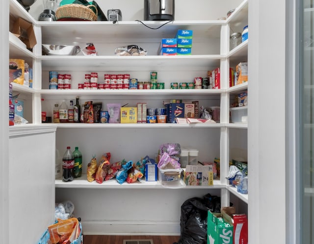 view of pantry