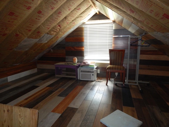 view of attic