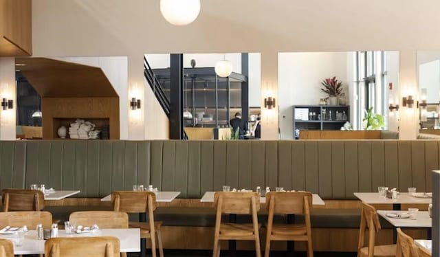 view of dining area