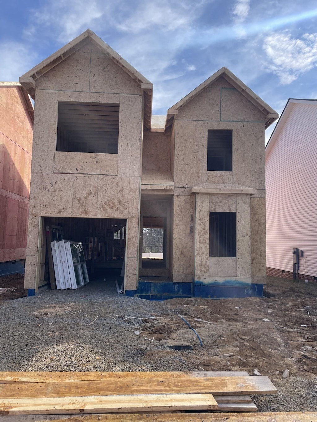 view of property under construction