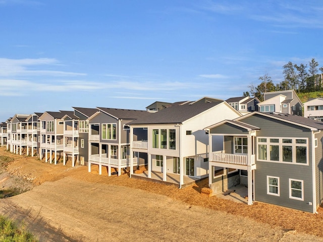 view of rear view of property