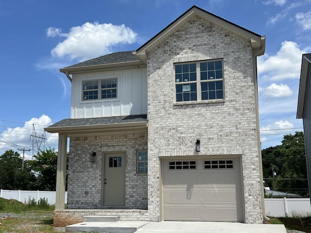 3 Charleston Cv, Clarksville, TN 37043 - view of front facade featuring board and batten siding and a garage