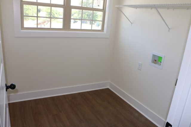 3 Charleston Cv, Clarksville, TN 37043 - washroom with hookup for a washing machine and dark wood finished floors