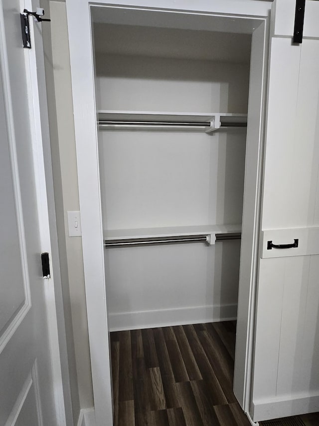 view of closet