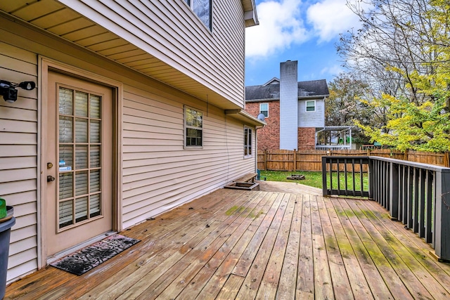 view of deck