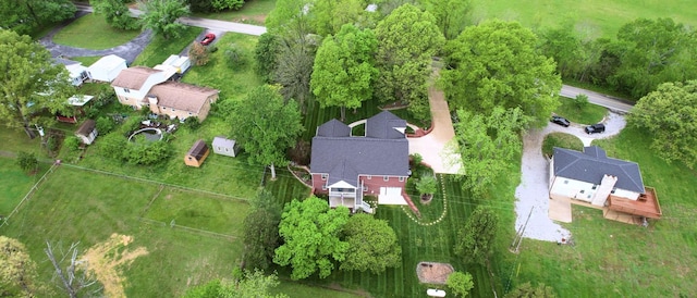 drone / aerial view